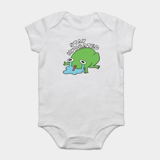 Stay hydrated froggie Baby Bodysuit
